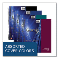 Genesis Notebook, 3-subject, Medium/college Rule, Randomly Asst Cover Color, (150) 11x9 Sheets, 12/ct, Ships In 4-6 Bus Days