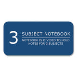 Genesis Notebook, 3-subject, Medium/college Rule, Randomly Asst Cover Color, (150) 11x9 Sheets, 12/ct, Ships In 4-6 Bus Days