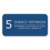 Genesis Notebook, 5-subject, Medium/college Rule, Randomly Asst Cover Color, (200) 11x9 Sheets, 12/ct, Ships In 4-6 Bus Days