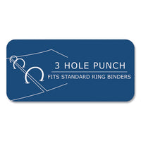 Filler Paper, 3-hole, 8.5 X 11, College Rule, 170 Sheets/pack, 12 Packs/carton, Ships In 4-6 Business Days