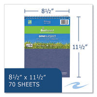 Earthtones Biobased  1 Subject Notebook, Med/college Rule, Asst Covers, (70) 8.5x11.5 Sheets, 24/ct, Ships In 4-6 Bus Days