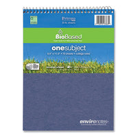 Earthtones Biobased  1 Subject Notebook, Med/college Rule, Asst Covers, (70) 8.5x11.5 Sheets, 24/ct, Ships In 4-6 Bus Days