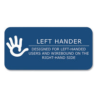 Lefty Notebook, 1 Subject, College Rule, Randomly Asst Cover Color, (100) 11 X 9 Sheets.  24/ct, Ships In 4-6 Business Days