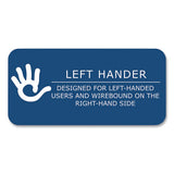Lefty Notebook, 1 Subject, College Rule, Randomly Asst Cover Color, (100) 11 X 9 Sheets.  24/ct, Ships In 4-6 Business Days