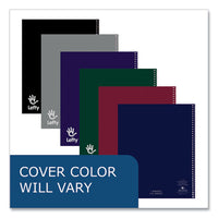 Lefty Notebook, 1 Subject, College Rule, Randomly Asst Cover Color, (100) 11 X 9 Sheets.  24/ct, Ships In 4-6 Business Days
