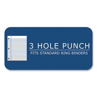 Lefty Notebook, 3-subject, Medium/college Rule, Asst Cover Color, (120) 11 X 9 Sheet, 24/ct, Ships In 4-6 Business Days