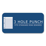 Lefty Notebook, 3-subject, Medium/college Rule, Asst Cover Color, (120) 11 X 9 Sheet, 24/ct, Ships In 4-6 Business Days