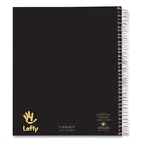 Lefty Notebook, 3-subject, Medium/college Rule, Asst Cover Color, (120) 11 X 9 Sheet, 24/ct, Ships In 4-6 Business Days