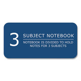 Lefty Notebook, 3-subject, Medium/college Rule, Asst Cover Color, (120) 11 X 9 Sheet, 24/ct, Ships In 4-6 Business Days