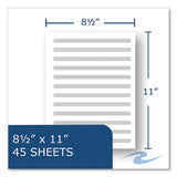 Music Notebook, Music Transcription Format, White Cover, (32) 11 X 8.5 Sheets, 24/carton, Ships In 4-6 Business Days