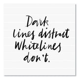 Whitelines Notebook, Medium/college Rule, Gray/orange Cover, (70) 8.5 X 11 Sheets, 12/carton, Ships In 4-6 Business Days