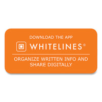 Whitelines Notebook, Medium/college Rule, Gray/orange Cover, (70) 8.5 X 11 Sheets, 12/carton, Ships In 4-6 Business Days