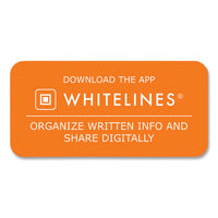 Whitelines Notebook, Quadrille Rule, (5 Sq/in), Gray/orange Cover, (70) 11 X 8.5 Sheets, 12/ct, Ships In 4-6 Business Days
