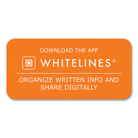 Whitelines Notebook, Dot Rule (5 Mm), Gray/orange Cover, (70) 8.25 X 5.75 Sheets, 12/carton , Ships In 4-6 Business Days