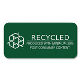 Environotes Wirebound Recycled Index Cards, Narrow Rule, 3 X 5, White, 50 Cards, 24/carton, Ships In 4-6 Business Days