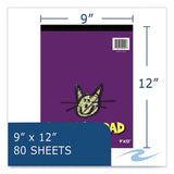 Kids Doodle Pad, 80 White 9 X 12 Sheets, 12/carton, Ships In 4-6 Business Days
