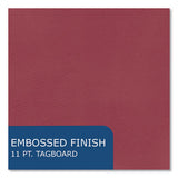 Pocket Folder, 0.5" Capacity, 11 X 8.5, Scarlet, 25/box, 10 Boxes/carton, Ships In 4-6 Business Days