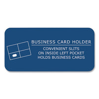 Pocket Folder, 0.5" Capacity, 11 X 8.5, Dark Blue, 25/box, 10 Boxes/carton, Ships In 4-6 Business Days