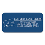 Pocket Folder, 0.5" Capacity, 11 X 8.5, Dark Blue, 25/box, 10 Boxes/carton, Ships In 4-6 Business Days