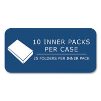 Pocket Folder, 0.5" Capacity, 11 X 8.5, Dark Blue, 25/box, 10 Boxes/carton, Ships In 4-6 Business Days