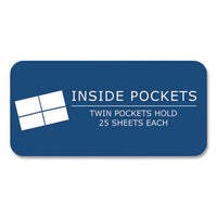 Pocket Folder, 0.5" Capacity, 11 X 8.5, Green, 25/box, 10 Boxes/carton, Ships In 4-6 Business Days