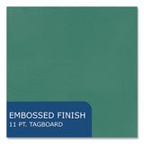 Pocket Folder, 0.5" Capacity, 11 X 8.5, Green, 25/box, 10 Boxes/carton, Ships In 4-6 Business Days