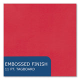 Pocket Folder, 0.5" Capacity, 11 X 8.5, Red, 25/box, 10 Boxes/carton, Ships In 4-6 Business Days