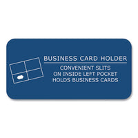 Pocket Folder, 0.5" Capacity, 11 X 8.5, Light Blue, 25/box, 10 Boxes/carton, Ships In 4-6 Business Days