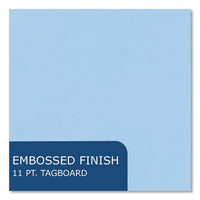Pocket Folder, 0.5" Capacity, 11 X 8.5, Light Blue, 25/box, 10 Boxes/carton, Ships In 4-6 Business Days