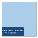 Pocket Folder, 0.5" Capacity, 11 X 8.5, Light Blue, 25/box, 10 Boxes/carton, Ships In 4-6 Business Days