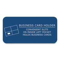 Pocket Folder With 3 Fasteners, 0.5" Capacity, 11 X 8.5, Dark Blue, 25/box, 10 Boxes/carton, Ships In 4-6 Business Days