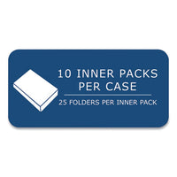 Pocket Folder With 3 Fasteners, 0.5" Capacity, 11 X 8.5, Red, 25/box, 10 Boxes/carton, Ships In 4-6 Business Days
