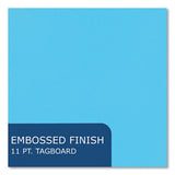 Pocket Folder With 3 Fasteners, 0.5" Capacity, 11 X 8.5, Light Blue, 25/box, 10 Boxes/carton, Ships In 4-6 Business Days