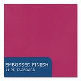 Pocket Folder With 3 Fasteners, 0.5" Capacity, 11 X 8.5, Maroon, 25/box, 10 Boxes/carton, Ships In 4-6 Business Days