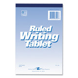 Writing Tablet, Wide/legal Rule, 100 White 6 X 9 Sheets, 48/carton, Ships In 4-6 Business Days