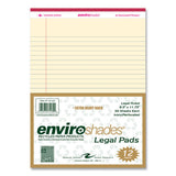 Enviroshades Legal Notepads, 50 Ivory 8.5 X 11.75 Sheets, 72 Notepads/carton, Ships In 4-6 Business Days
