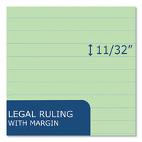 Enviroshades Legal Notepads, 50 Green 8.5 X 11.75 Sheets, 72 Notepads/carton, Ships In 4-6 Business Days