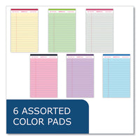 Enviroshades Legal Notepads, 50 Assorted 5 X 8 Sheets, 72 Notepads/carton, Ships In 4-6 Business Days