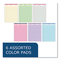 Enviroshades Legal Notepads, 50 Assorted 8.5 X 11.75 Sheets, 36 Notepads/carton, Ships In 4-6 Business Days