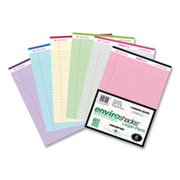 Enviroshades Legal Notepads, 50 Assorted 8.5 X 11.75 Sheets, 36 Notepads/carton, Ships In 4-6 Business Days