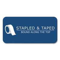 Wide Landscape Format Writing Pad, Medium/college Rule, 40 White 11 X 9.5 Sheets, 18/carton, Ships In 4-6 Business Days