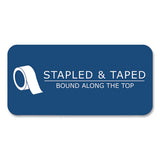 Wide Landscape Format Writing Pad, Medium/college Rule, 40 White 11 X 9.5 Sheets, 18/carton, Ships In 4-6 Business Days