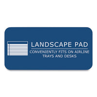 Wide Landscape Format Writing Pad, Medium/college Rule, 40 White 11 X 9.5 Sheets, 18/carton, Ships In 4-6 Business Days