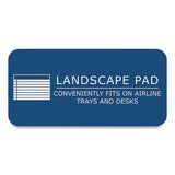 Wide Landscape Format Writing Pad, Medium/college Rule, 40 White 11 X 9.5 Sheets, 18/carton, Ships In 4-6 Business Days