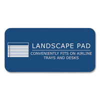 Wide Landscape Format Writing Pad, Medium/college Rule, 40 Canary 11 X 9.5 Sheets, 18/carton, Ships In 4-6 Business Days