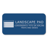 Wide Landscape Format Writing Pad, Medium/college Rule, 40 Canary 11 X 9.5 Sheets, 18/carton, Ships In 4-6 Business Days
