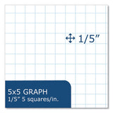 Lab And Science Notebook, Quadrille Rule (5 Sq In), Green Marble Cover, (60) 10.13 X 7.88 Sheets, 24/ct,ships In 4-6 Bus Days