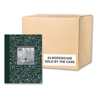 Lab And Science Notebook, Quadrille Rule (5 Sq In), Green Marble Cover, (60) 10.13 X 7.88 Sheets, 24/ct,ships In 4-6 Bus Days