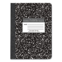 Hardcover Marble Composition Book, Med/college Rule, Black Marble Cover, (80) 9.75 X 7.5 Sheet, 48/ct, Ships In 4-6 Bus Days