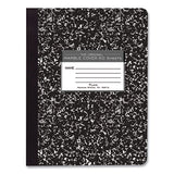 Hardcover Marble Composition Book, Unruled, Black Marble Cover, (50) 9.75 X 7.5 Sheets, 48/carton, Ships In 4-6 Business Days